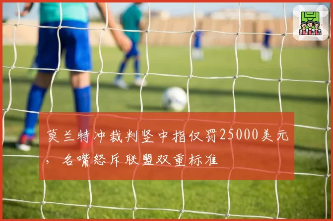 莫兰特冲裁判竖中指仅罚25000美元，名嘴怒斥联盟双重标准